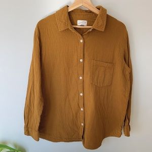 Universal Thread Cotton Button Down Shirt Unisex